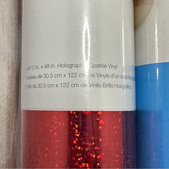 Sold! Cricut Holographic Sparkle Vinyl, Removable Matte Vinyl and Adhesive Foi… - Picture 4 of 5